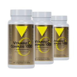 Achat Vitamine C - Complexe 1000 - Lot de 3 flacons