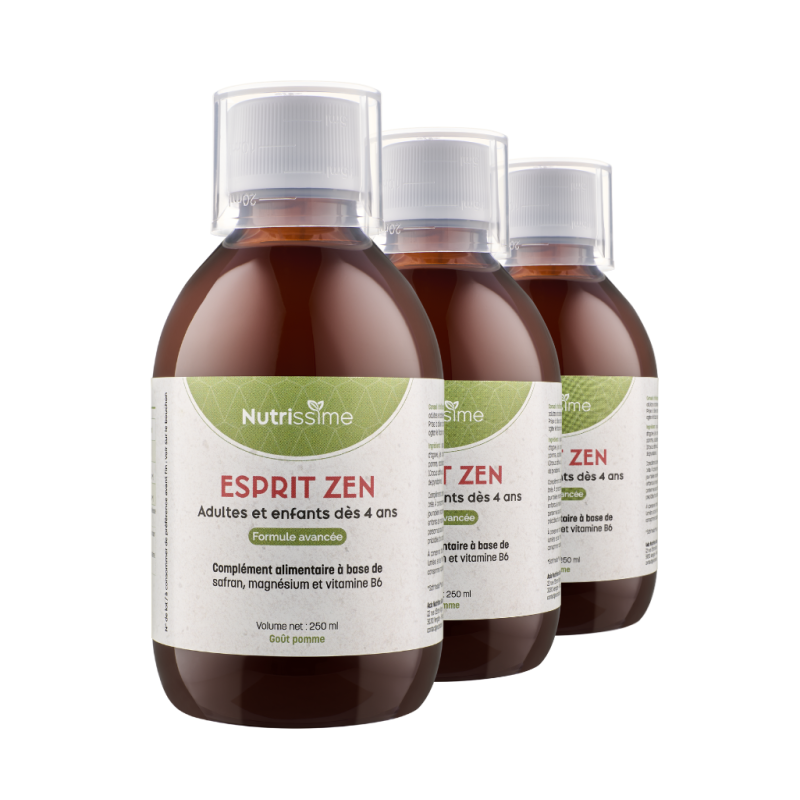 Esprit Zen - Safran, magnésium & B6 - Forme liquide