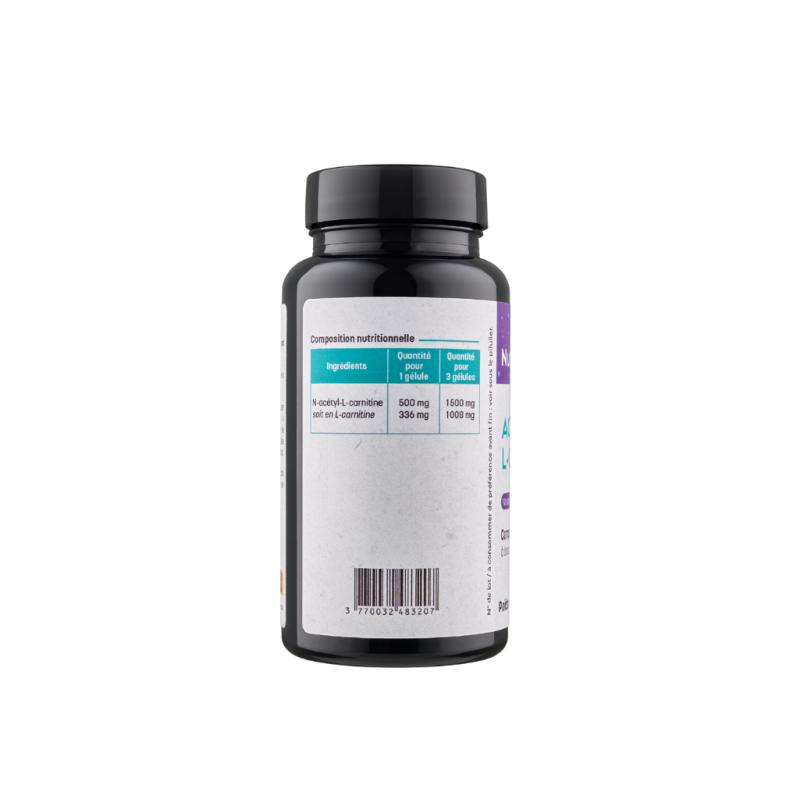 Acétyl-L-carnitine - Forme biodisponible - 90 gélules
