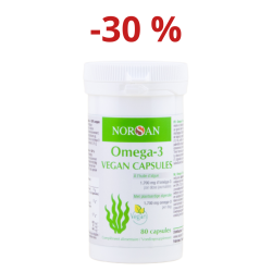 Achat NORSAN Omega-3 VEGAN CAPSULES - Huile végétale - Flacon seul