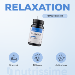 Achat Relaxation - Extraits de plantes apaisantes - 60 gélules| Nutrissime