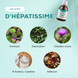 Achat Hépatissime - Détox du foie - Formule avancée liquide - Draineur hépatique
