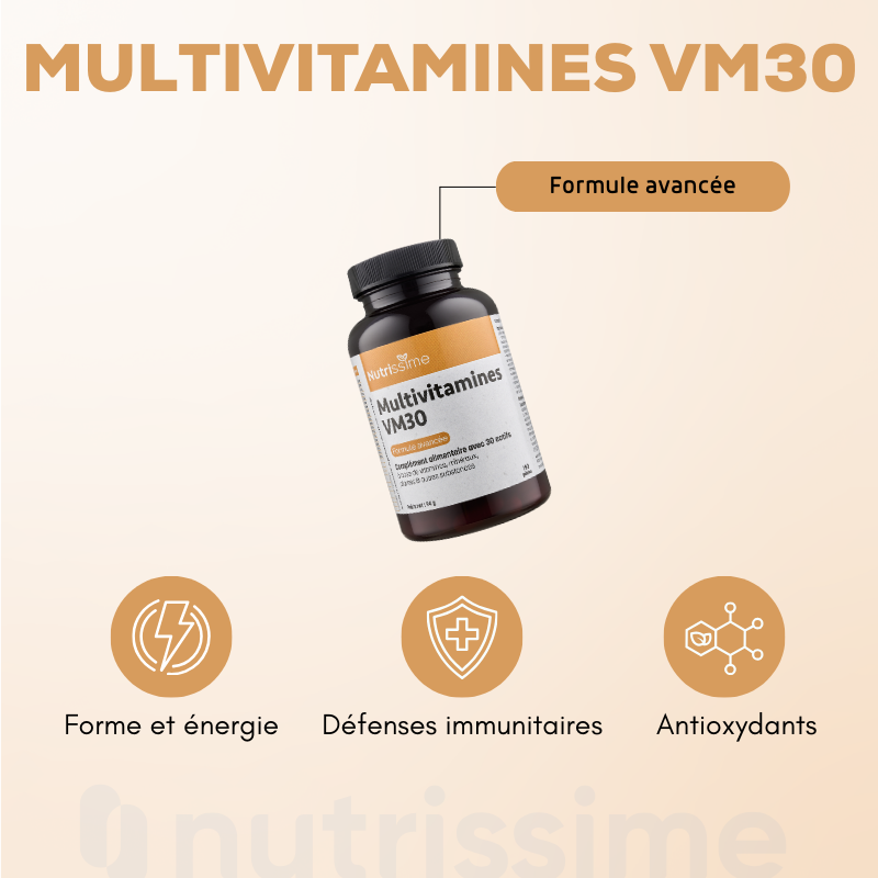 Multivitamines VM30 - 150 gélules - Complément alimentaire Nutrissime