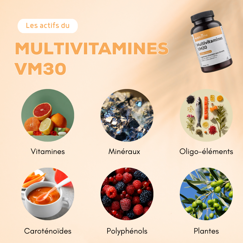 Multivitamines VM30 - 150 gélules - Complément alimentaire Nutrissime