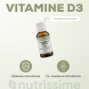 Vitamine D3 végétale - Huile - 400 UI - Dès 4 ans