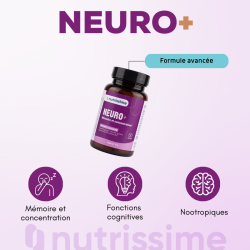 Achat Neuro + Mémoire et Concentration - Complément alimentaire nootropique - À l'unité