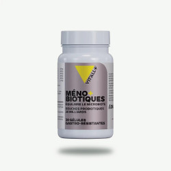 Achat MÉNO+ Biotiques -Équilibre le microbiote - 30 gélules gastro-résistantes