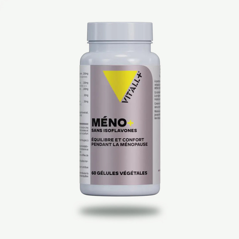 Achat MÉNO+ sans phytoœstrogène - Équilibre et confort pendant la ménopause - 60 gélules végétales