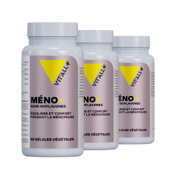 Achat MÉNO+ sans phytoœstrogènes - Équilibre et confort pendant la ménopause - Lot de 3 flacons