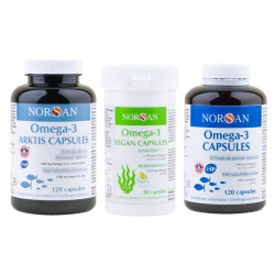 Achat Pack Oméga-3 — Les 3 sources (capsules)