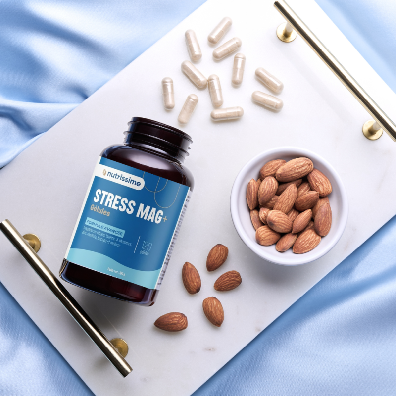 Achat Complément Alimentaire Magnésium Stress Mag + |120 gélules│ Nutristore