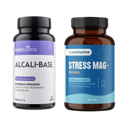 Achat Dôme de citrate - Stress Mag+ gélules & Alcali-Base - Pack de 2 flacons