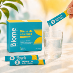 Achat Dôme de citrates - Calcium, magnésium et potassium citrates - 30 sticks