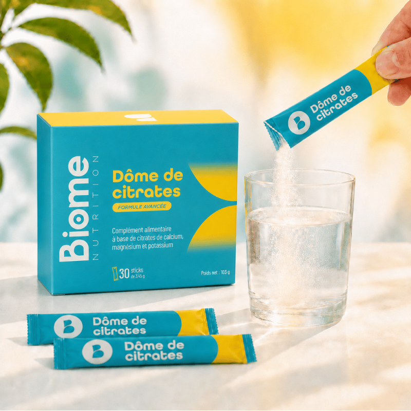 Achat Dôme de citrates - Calcium, magnésium et potassium citrates - Lot de 3 flacons
