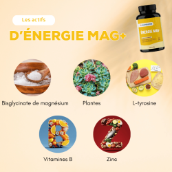 Achat Complément Alimentaire Magnésium Énergie Mag+ | 60 gélules