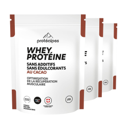 Achat Whey protéine isolat - Goût cacao – Gamme classique – Lot de 3 flacons