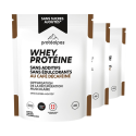 Whey protéine isolat – Café décaféiné – SANS SUCRES AJOUTÉS – Lot de 3