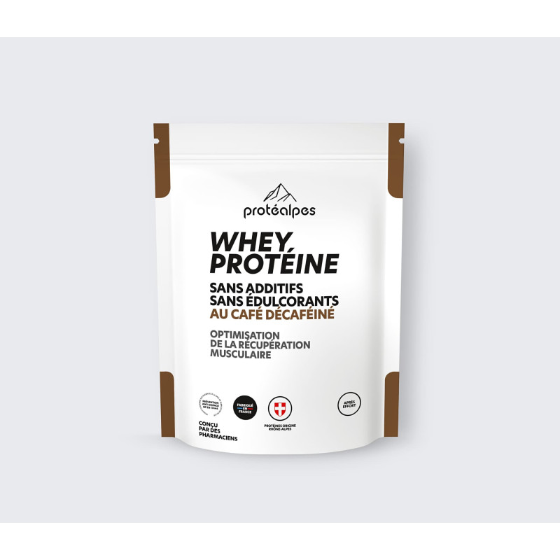Achat Whey protéine isolat - Goût café décaféiné – Gamme classique - Lot de 3