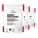 Whey protéine isolat - Goût fraise – Gamme classique – Lot de 3