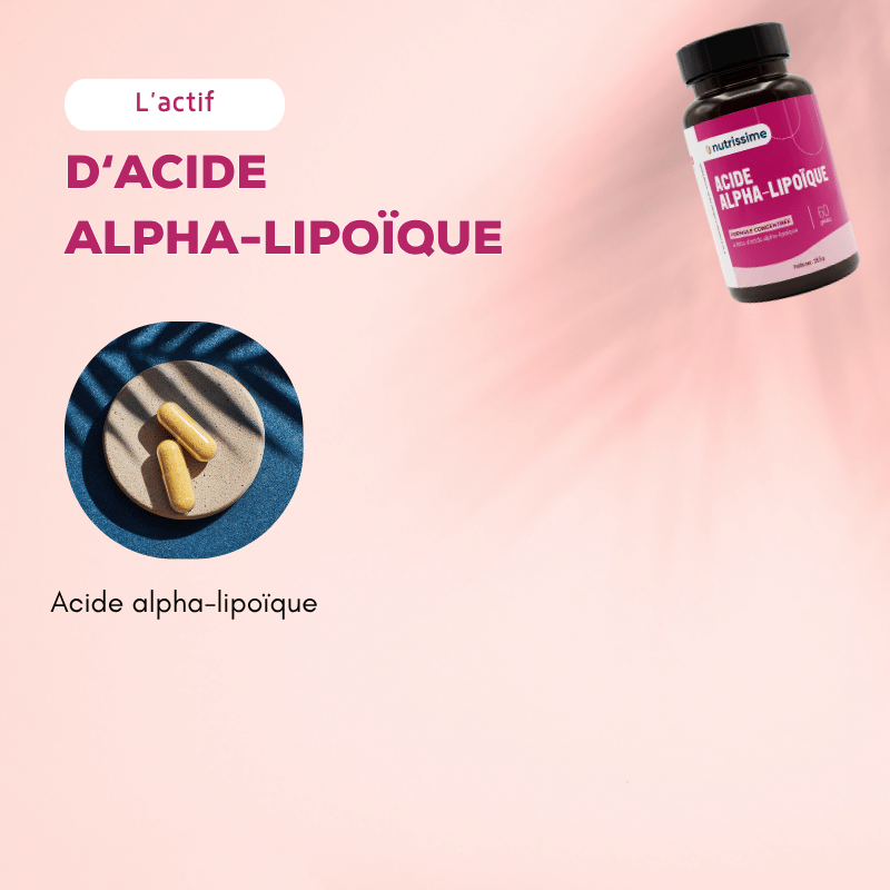 Acide alpha lipoïque - Formule concentrée - Flacon seul de 60 gélules