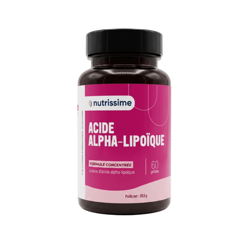 Acide alpha lipoïque - Formule concentrée - Flacon seul de 60 gélules