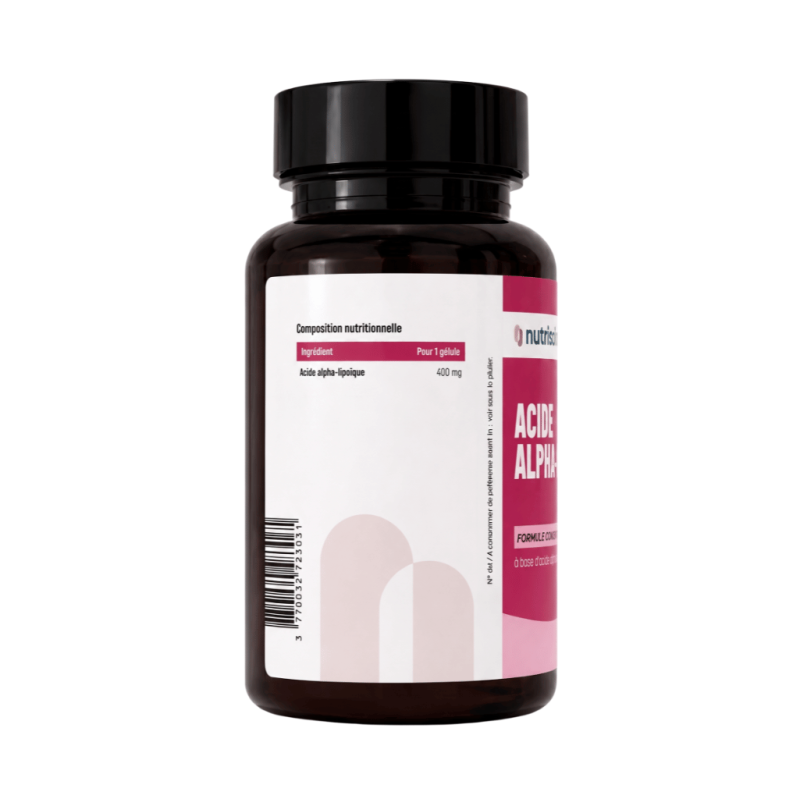 Acide alpha lipoïque - Formule concentrée - Flacon seul de 60 gélules