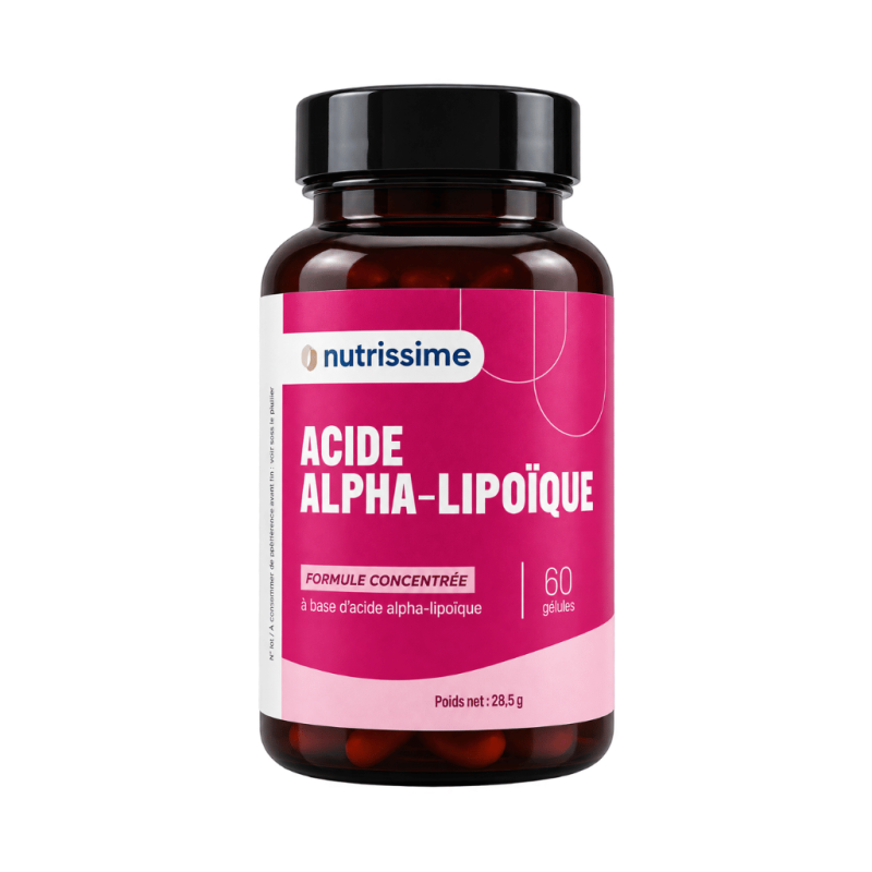 Acide alpha lipoïque - Formule concentrée - Flacon seul de 60 gélules