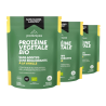 Protéine végétale BIO à la vanille – Gamme sans sucres ajoutés - Lot de 3 sachets