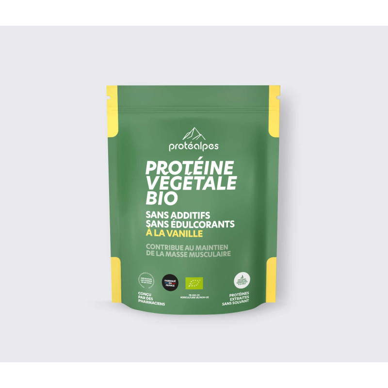 Achat Protéine végétale BIO à la vanille – Gamme classique - Lot de 3 sachets