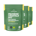 Protéine végétale BIO à la vanille – Gamme classique - Lot de 3 sachets