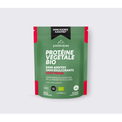 Achat Protéine végétale BIO goût fraise – Gamme sans sucres ajoutés - Lot de 3 sachets