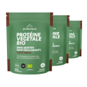 Protéine végétale BIO goût moka – Gamme classique - Lot de 3 sachets