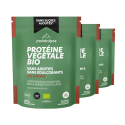 Protéine végétale BIO au cacao – Gamme sans sucres ajoutés - Lot de 3 sachets