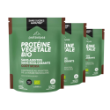Protéine végétale BIO goût moka – Gamme sans sucres ajoutés - Lot de 3 sachets