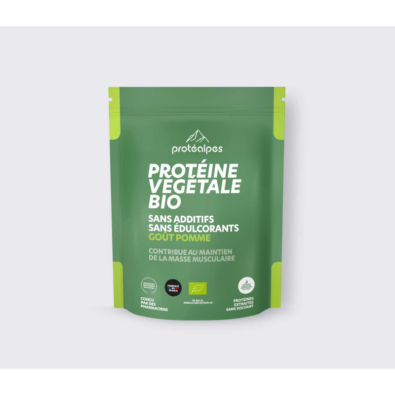 Achat Protéine végétale BIO goût pomme – Gamme classique - Lot de 3 flacons