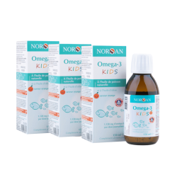 Achat NORSAN Omega-3 Kids - Lot de 3 flacons