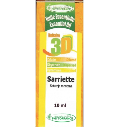 Huille essentielle 3D Sariette