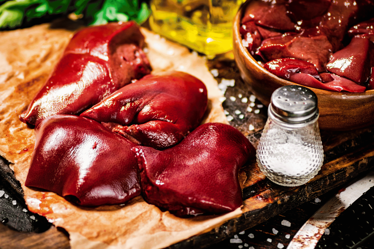 Foie de boeuf préparation culinaire