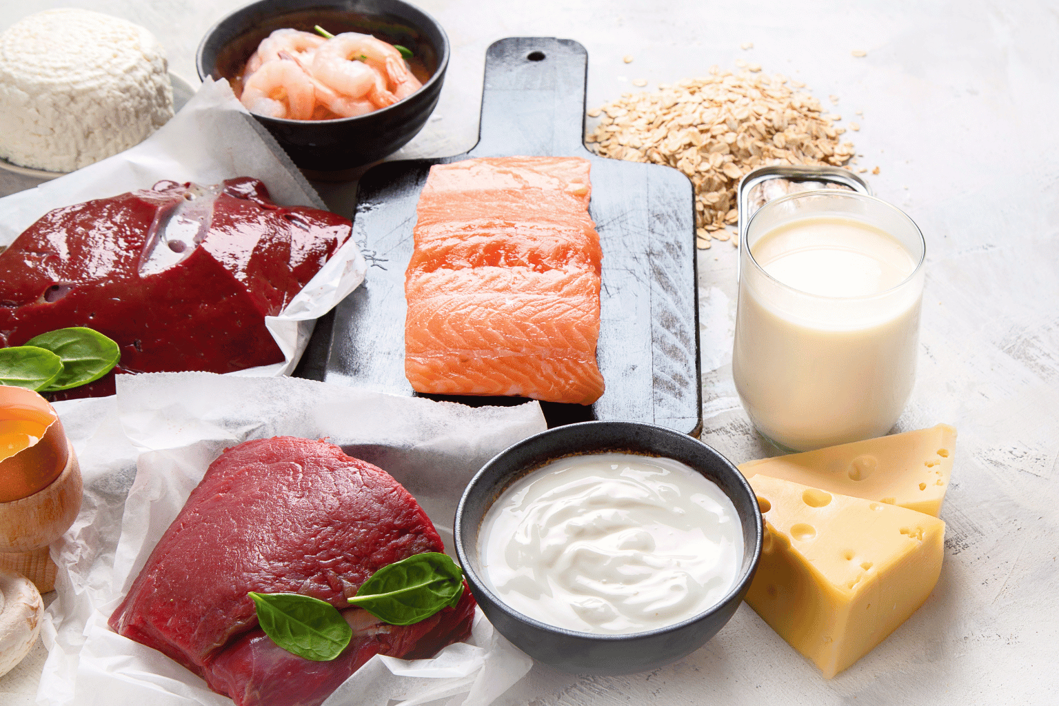 Sources de vitamine B12