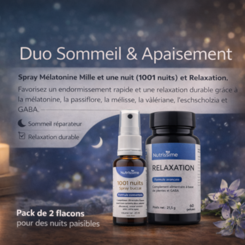 Duo Sommeil & Apaisement Nutrissime