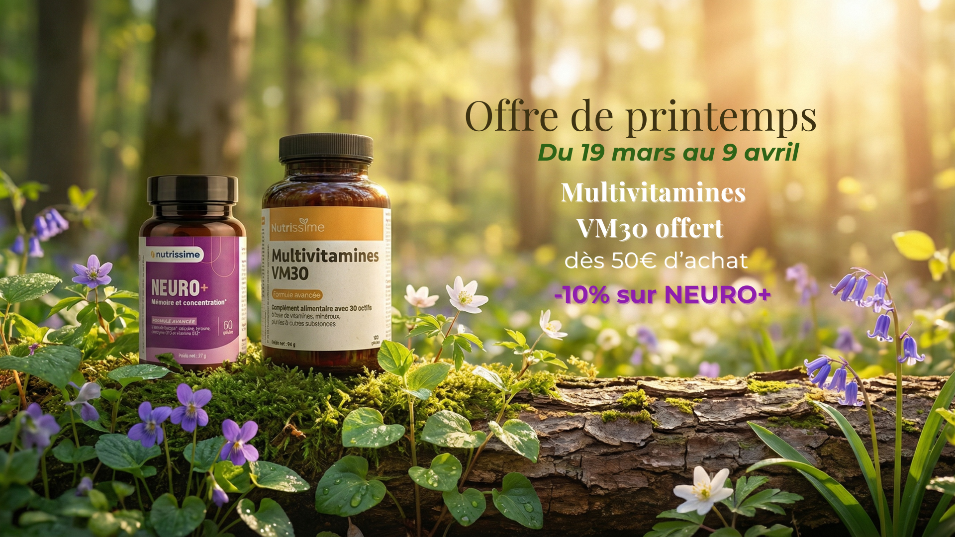 Offre de printemps en cours
